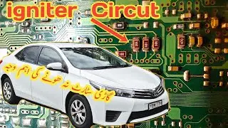 Toyota Corolla Ignitor Circuit A.B.C.D ECU repair Short fault Clear Al Sharif  Auto Care 03088734241