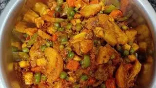 Yummy mix vegetable without fry 