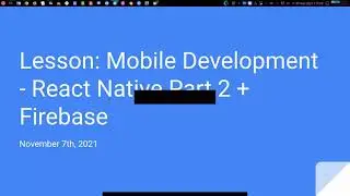Session 10 React Native 1