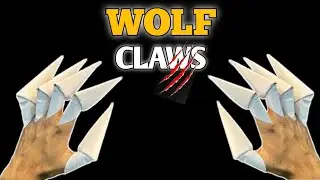 How to make paper wolf claws | paper claws easy | paper claws