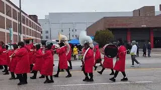 2023 Cleveland St. Patrick's Day Parade John Marshall High School Marching Lawyers