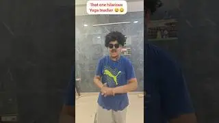that one hilarious yoga teacher 🤣🤣#comedyvideos #funny #yoga#shorts