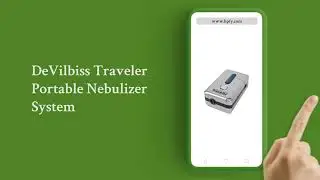 DeVilbiss Traveler Portable Compressor Nebulizer System