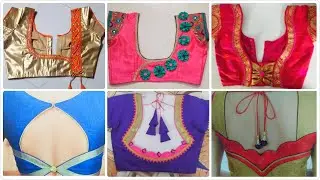 New Simple Silk Blouse Design | Latest Raw Silk Blouse Design 2019-20 | #silk #blouse #design