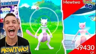 FIRST EVER MEWTWO IN POK&Eacute;MON GO CAUGHT!