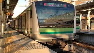 JR東神奈川駅の横浜線。(4)