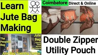 Jute Bag Class | Training on Jute Bag Making | Learn Bag Making Online #jutebagclass#ecofriendlybag