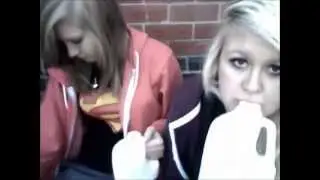 Kayley and Emily - Milk challenge (part 2)