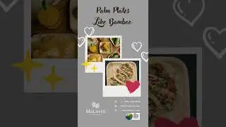 Elevate Your Dining Experience with Eco-Friendly Palm Leaf Plates Like Bamboo!