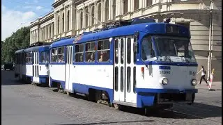 Trams in Riga, Latvia