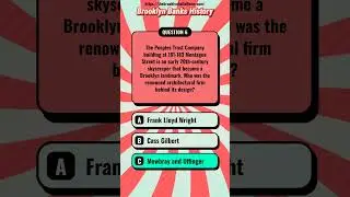 Brooklyn Bank History Trivia