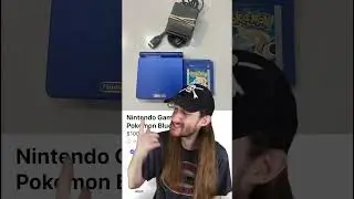 Gameboy Advance SP and Pok&eacute;mon Blue Bundle