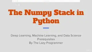 6.Vectors And Matrices Using Numpy