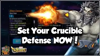 My Crucible Season 17 Set Up! | Is Defense Dead? | Marvel Strike Force | MSF