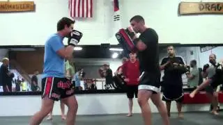 Muay Thai Sparring Drills at Dragon Gym Martial Arts Malvern, PA