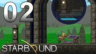 1.3.2 Starbound 02 Multiplayer - Erdumrundung und Mittelpunktsreise (Lets Play deutsch, PC, 1080p)