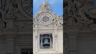 Angelus festivo delle 4 campane minori della Basilica di S.Pietro in Vaticano 1/1/26 #bells #campane
