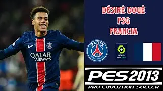 Face Désiré Doué - PSG/Francia || PES 2013