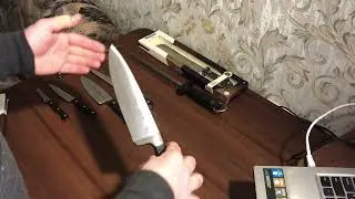 Распаковка Кухонный нож Tramontina Century поварской 203 мм Black (24011/108) из Rozetka