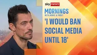 David Gandy's call for social media ban and its impact on masculinity