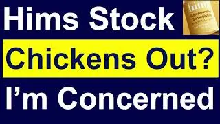 Hims Stops Offering GLP-1 Pill.. Why Offer It in the First Place Just to Chicken Out Later? Confused