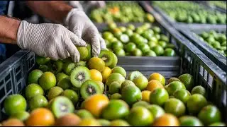 Kiwi Fruit Harvesting Picking and Packing   Amazing Agriculture Kiwi Farm Technology