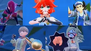 Pok&eacute;mon Scarlet & Violet - Challenge all Team Star Rematch + Level 60+ [Post Game]