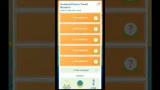 Sunkissed Shores Timed Research! #pokemongo #gaming #shorts