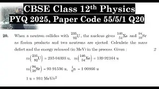 When a neutron collides with U, the nucleus gives Xe and Sr as fission products and two neutrons are