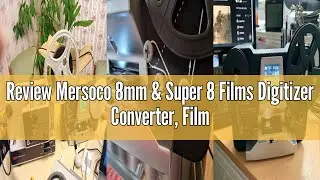 Review Mersoco 8mm & Super 8 Films Digitizer Converter, Film Scanner Converts Film Frame by Frame to