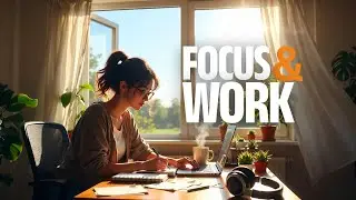 Work LoFi ☀️| Bright Jazz & Blues Beats for Focus, Productivity & Deep Work (1 Hour)