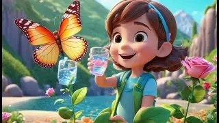 Regadores de brinquedo são usados para molhar | Canção Infantil | Portuguese Nursery Rhyme