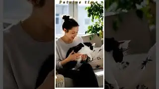 Black Cat Family || Cat video 😻 subscribe for new video ❤️ #cat #petsiestime #catblogger #kitty #ai
