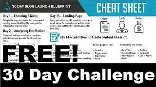 FREE! How to Build a Niche Authority Blog 🔥 Make Money in  30 Day Challenge!