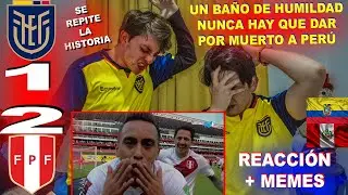 REACCI&Oacute;N ECUADOR VS PERU (1-2) / ELIMINATORIAS QATAR 2022 / FECHA 8 / NUNCA HAY QUE SUBESTIMARLOS
