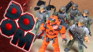 📷 Mega Construx HALO: UNSC Marine Platoon Pack || DOOM Construx Review