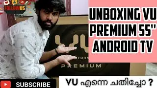 Unboxing 55 inch Vu premium 4K Android Tv|Vu 4K Tv |55 inch Android Tv for 40000|Budget android tv