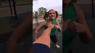 Boy vs Crazy Girl #funny #girl #crazy #escaping #comedy #dumitrucomanac #teleport #boxing #viral