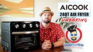 Is the Aicook Air Fryer the one Dad's Been Looking For? Dad Unboxes & Reviews it to find out!