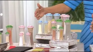 Tupperware&reg; 4-piece Hourglass-Shaped Seasoning Shaker Set