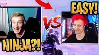 Tfue vs Ninja 1v1 in a Public Match! (BOTH POV) - Fortnite Best and Funny Moments