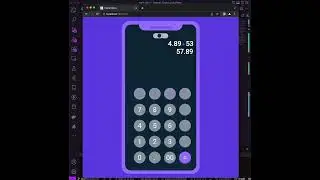 Animated Web Calculator App created using #flutter framework 📱
