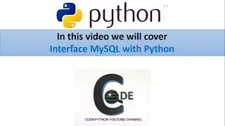 Interface MySQL with Python