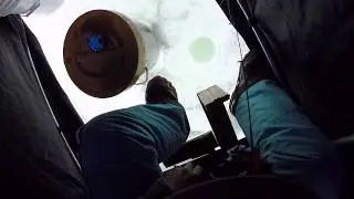 Ice Fishing on Mitchell's Bay For Perch March 2019.