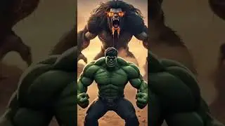 hulk vs big monster 💪🏻.                   hulk and big monster fight vedio #hulk #marvel #