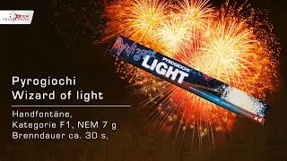Produktvideo Pyrogiochi - Wizard of light Handfont&auml;ne