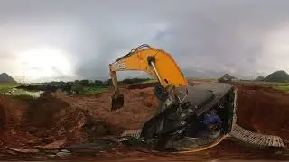 Jcb videos//Construction 360 video Excavator Video #360video @MDBlog21 #360youtube