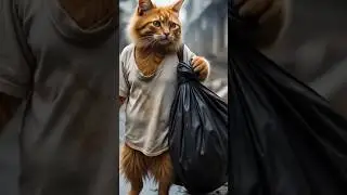 cartoon video AI Bhilai wala video cartoon meow meows 🥲#ai #cat #railvlogger #cartooncartoon #funny