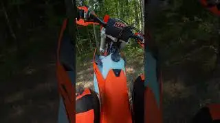 2-stroke trail riding on the KTM 125 XC-W