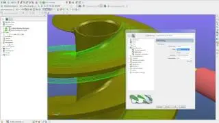 Blade Finishing with Spiral Option - PowerMILL 2012